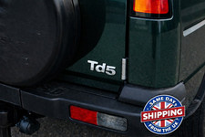 Discovery Td5 Rear Badge 3D Atlas Silver