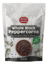 Black Peppercorns Whole 16 Ounce - as Seen on Tik Tok - Non-Gmo, Steam Sterilize