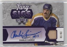 2021-22 Leaf Lumber Twig Sigs Purple 20/20 Charlie Simmer #TS-CS1 Auto y0t
