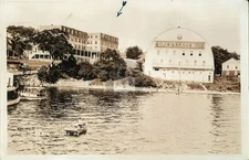 Peak Island House-Forest City Rink Portland ME RPPC Photo Postcard COPY