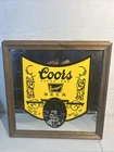 VTG Coors Extra Dry Banquet Beer Mirror Sign Carnival Prize In Cardboard Holder