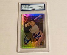 Andy Pafko 2002 Topps Super Teams #36 Refractor /1957 Signed Card Auto PSA RARE