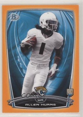 2014 Bowman Rookies Orange 2/299 Allen Hurns #109 RC 5w7