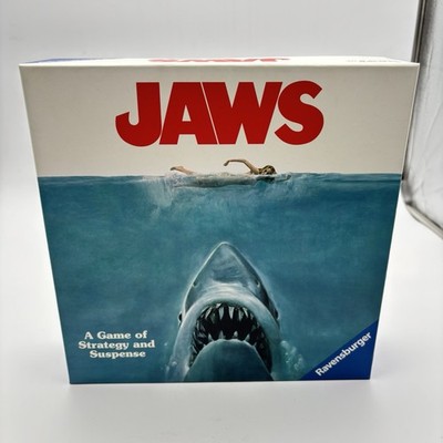 Ravensburger Jaws Board Game 100% Complete 2-4 Player Ages 12+. Very Good Cond