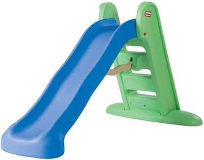 Little Tikes Easy Store Large Slide Toddler Indoor Outdoor Blue Green