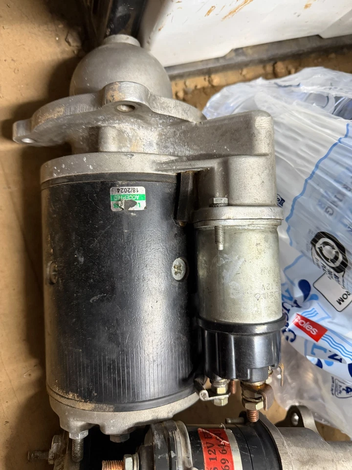 Starter Motor for Case IH, Fiat, Ford / New Holland - Two Available - Near New - image 1 of 2