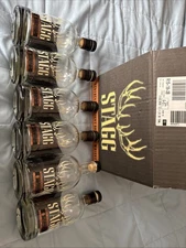 Stagg & Stagg Jr. Junior 6 Bottle Lot  Empty Various Batches With Box