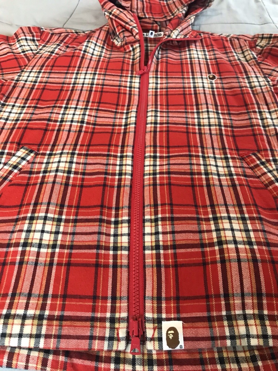 2000’s A BATHING APE PLAID CHECK JKT A Bathing Ape Bape Plaid Jacket Size Medium | eBay