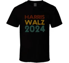 Harris Walz 2024 Retro Look T Shirt