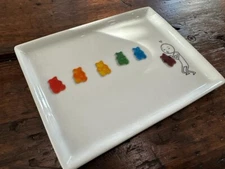 CB2 OLIVER 2015 Pride Gummy Bear Appetizer Plate Crate & Barrel