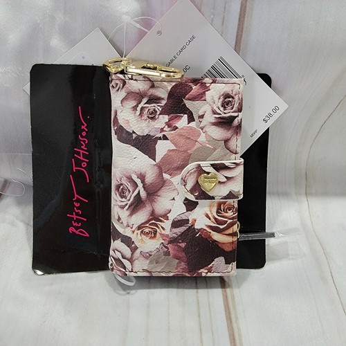 betsey johnson trifold wallet