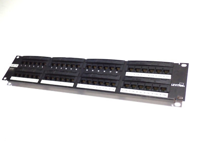 LEVITON CAT 6 EXREME 6+ PATCH PANEL USED