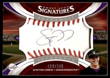2006 Upper Deck Sweet Spot Update Veteran Signatures Red Stitch Stephen Drew