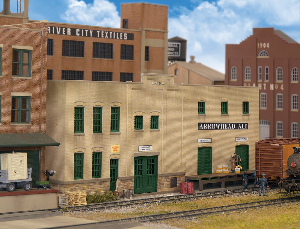 H0 Gauge - Warehouse Background Building Kit - 3193 Neu