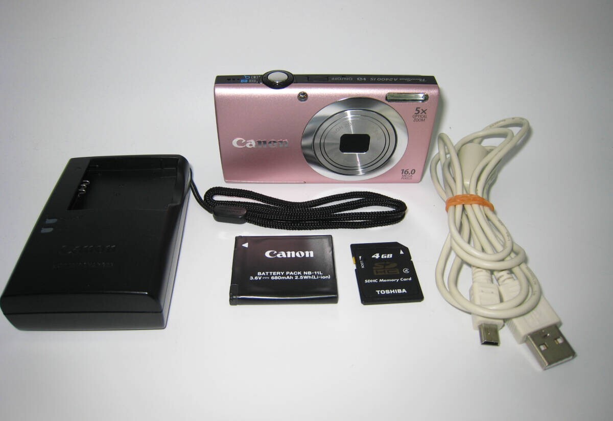 Canon PowerShot A2400 IS 本体と付属品 Canon PowerShot A2400 IS コンパクトデジタルカメラ Amazon