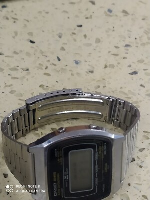Rear Vintage Casio 83QS-41 LCD Digital Chronograph Men's JAPAN