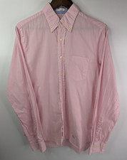 GANT Rugger The Hugger Pink Checkered Cotton Oxford Button Down Shirt M