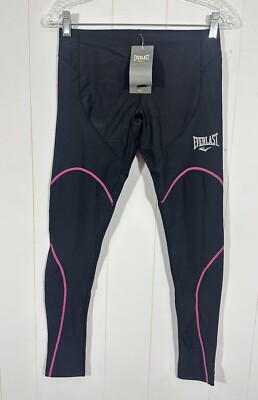 New EverLast  Women s  Black Compress Leggings Pants Ankle Size Medium M