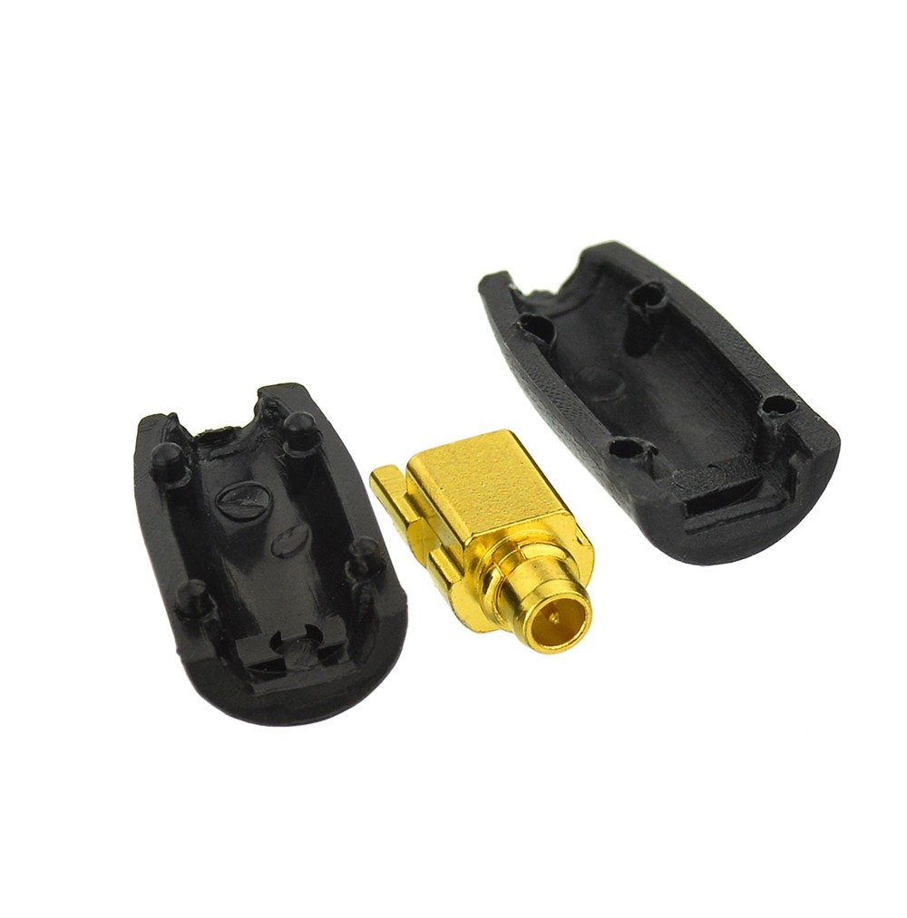 1 Set MMCX Connector Straight Black shell For Shure SE215 SE315