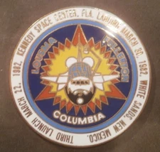 First Columbia Space Shuttle, Kennedy Center,1982 Bronze Cloisonne Medal