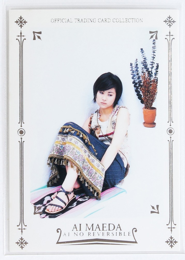 AI MAEDA NO.09 -ai no reversible- Japanese Actress Trading foil stamping Card