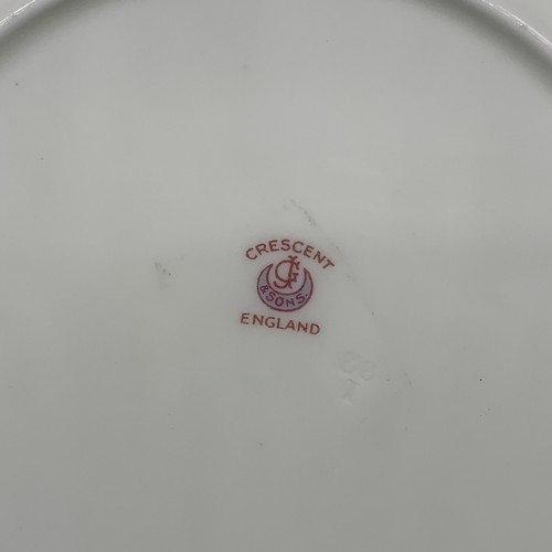 12 pc. ATQ 1890 George Jones & Sons Gilded Scalloped China Dinner Plates & Bowls - Picture 11 of 19