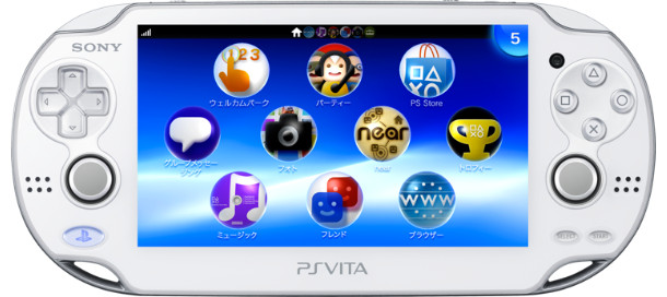 PS Vita Crystal White PCH 1000 ZA02 Console Charger Box [N]