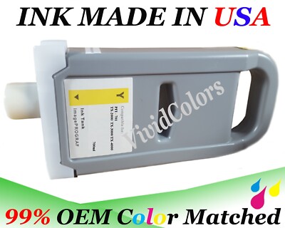 Compatible ink  Cartridge canon PFI-710 Y ipf tx-2000 tx-3000 tx-4000 Yellow 