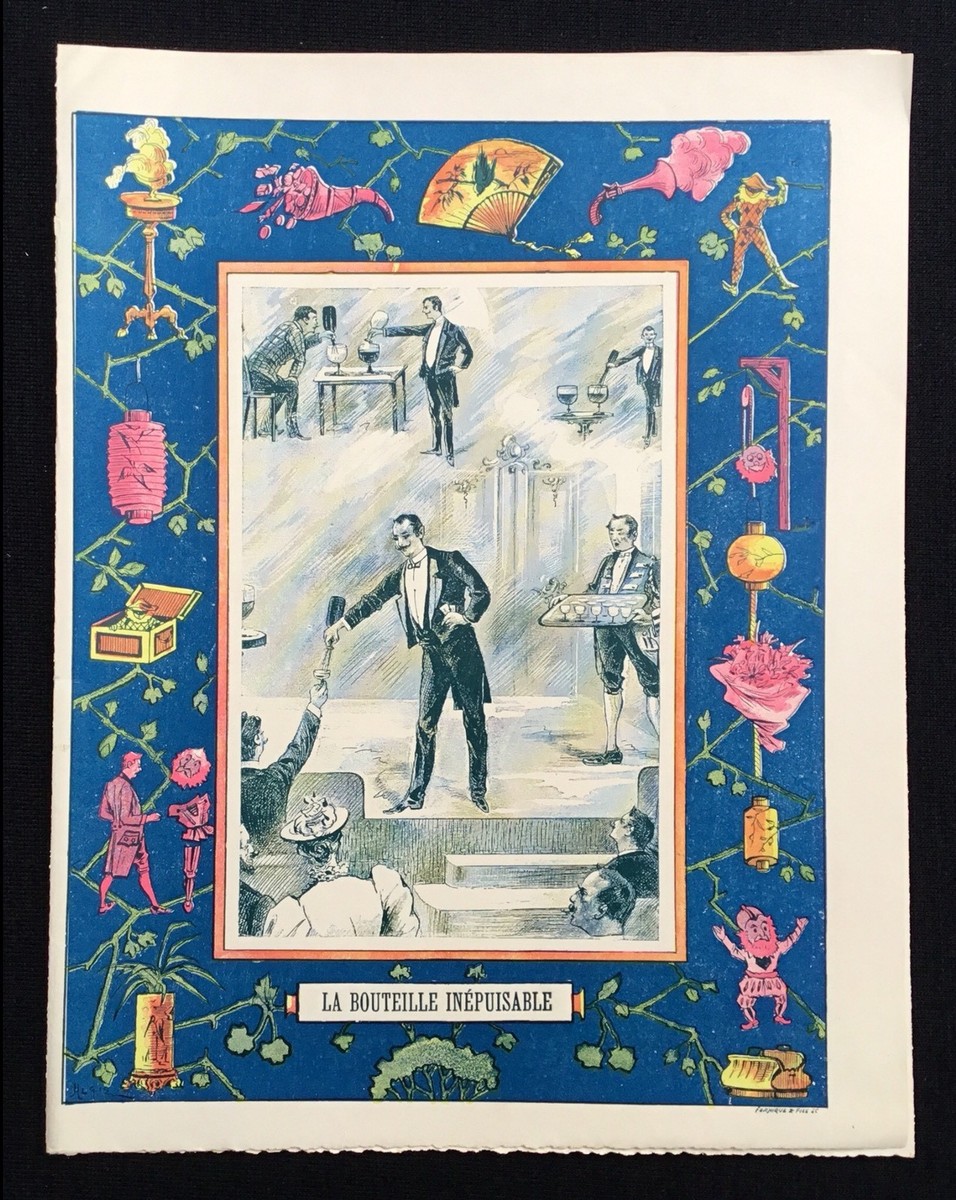 Théâtre Robert Houdin - Série Complète 12 Protège-Cahiers - Prestidigitation - 1895 - Rare