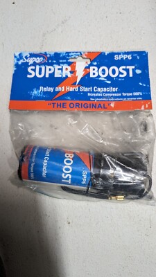 NEW SUPCO SPP6 SUPER BOOST, RELAY AND HARD START CAPACITOR 