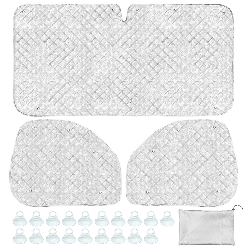 Car Sun Visors Internal Thermal Blinds Sunshades Cover For Fiat Ducato 2006-2022 Foto 2 de 4