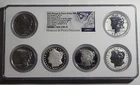6 coin set 2023 morgan peace silver dollars ngc ms70 and ms70  pf70UC rp 70