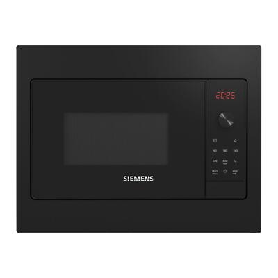 Siemens iQ300 BF523LMB3 20L Einbau-Mikrowelle - Schwarz/Edelstahl 