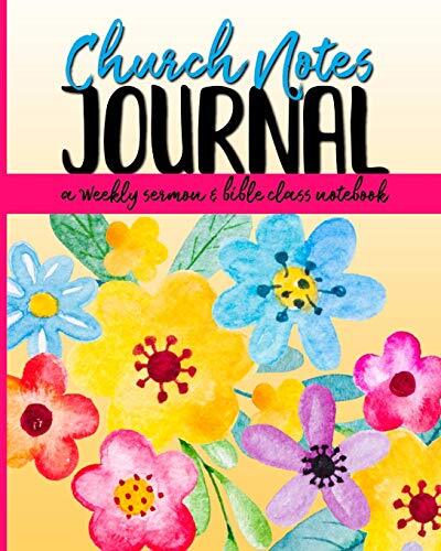 Church Notes Journal for Women - Weekly Sermon & Bible Study Notebook  