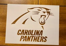 Carolina Panthers Reusable Laser Cut 10 Mil Mylar Stencil Painting Art Supplies