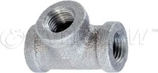 1/8" Galvanized Malleable Reducing 90 Degree Elbow for 150 LBS PCS of 10