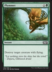 Plummet - Magic 2015 (M15) #192 Common Green Instant