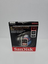 SanDisk Extreme PRO 256GB SDXC UHS-I Memory Card 200MB/s Read 140MB/s Write V30