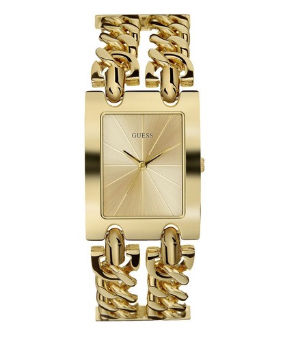 Guess Donna Orologio da Polso Mod Heavy Metallo W1117L2 IN Acciaio Oro - Foto 1 di 4