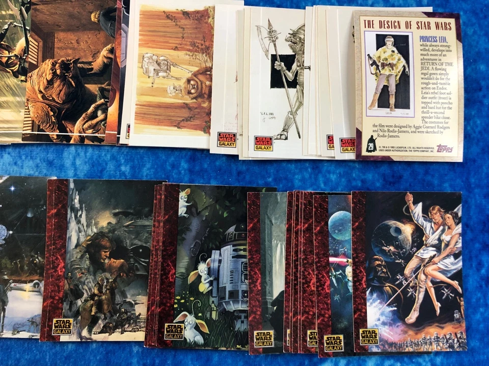 Star Wars: Galaxy Series 1 SINGLE Non-Sport Trading Card by Topps 1993 - Image 4 of 4