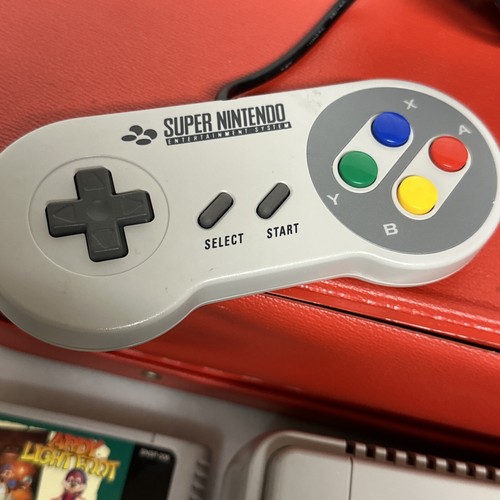 Super Nintendo SNES mit Controller Konsole Top Zustand +4 Spiele Dabei - Picture 7 of 10