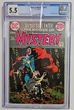 🏠 HOUSE OF MYSTERY #211 DC COMICS BRONZE AGE CGC 5.5 WRIGHTSON COVER & ART 1973
