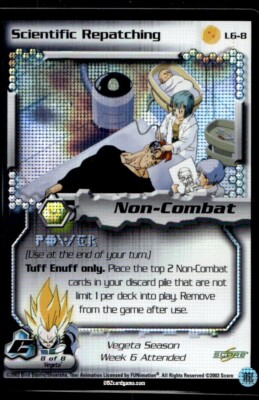 2002 Dragon Ball Z Foil Score Scientific Repatching Cell Saga #L6-8 ...