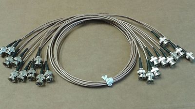 10 pack  RG-179 HD-SDI Coaxial cable BNC Male to BNC Male   (75 ohm)  4 ft