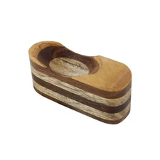 Handmade Wooden Cavalier Aristocrat Pipe Stand - Elegant Smoking Accessory