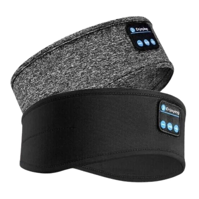 Wireless Bluetooth 5.0 Stereo Eye Mask Headphones Earphone Sleep Music Headband - image 1 of 4