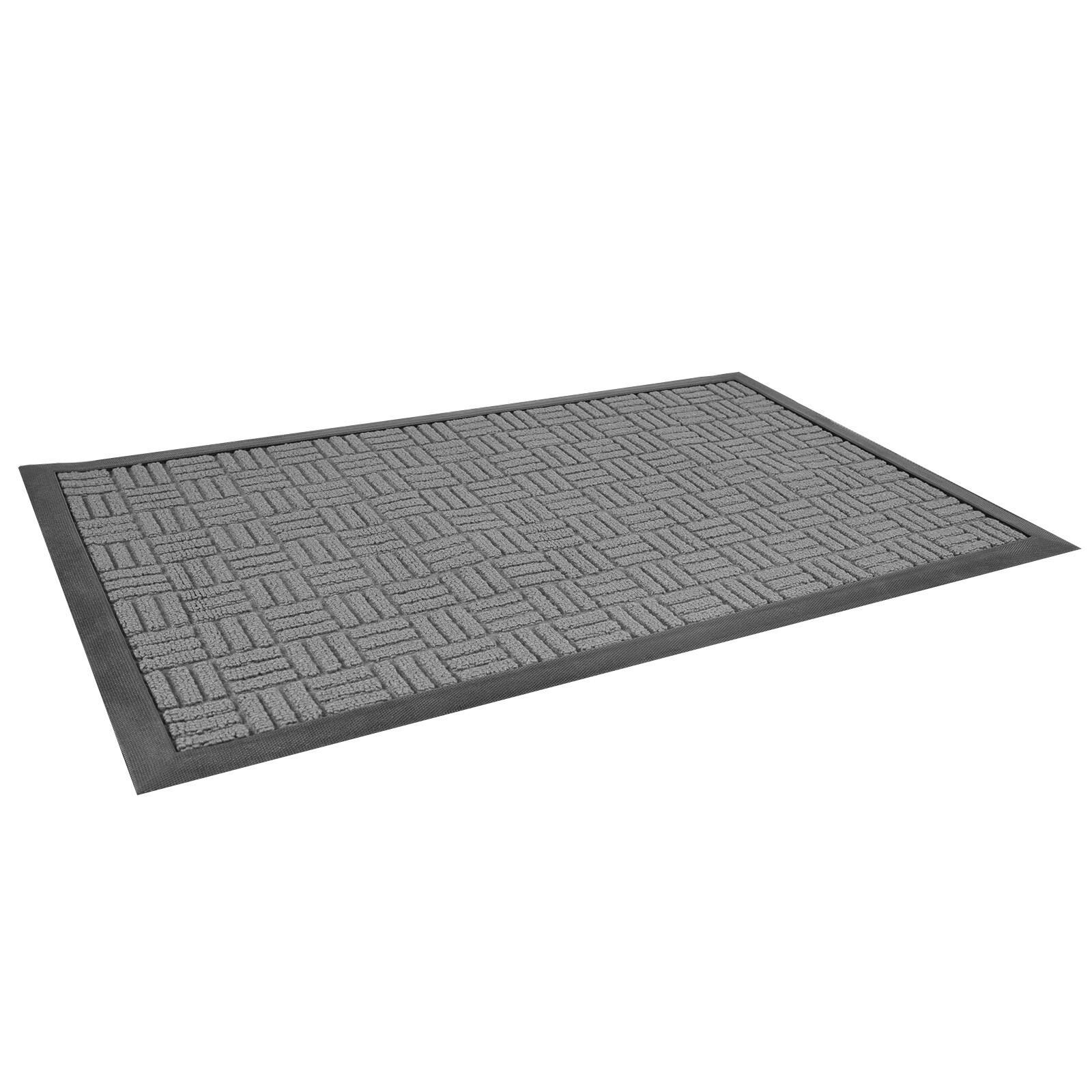 Door Floor Mat Heavy Duty Entryway Mats for Indoor Outdoor Rug + Rubber