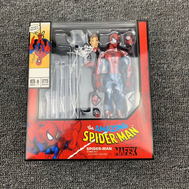 New Mafex No.075 The Amazing Spider-Man Comic Ver. Action New Mafex No.075 The Amazing Spider-Man Comic Ver. Action