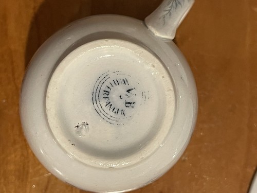 Antique rare set of Villeroy & Boch teacup & dishes, sugar Wallerfangen "Paula" - Picture 17 of 24