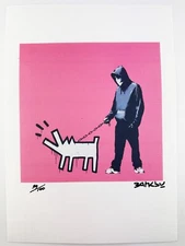 BANKSY Original Vintage Art Print Lithograph Signed Limited with COA